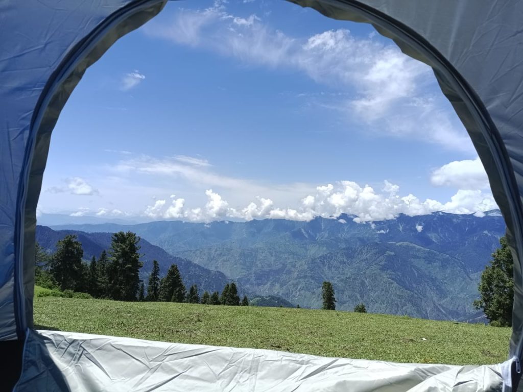 View from a camp at Siri Paye top